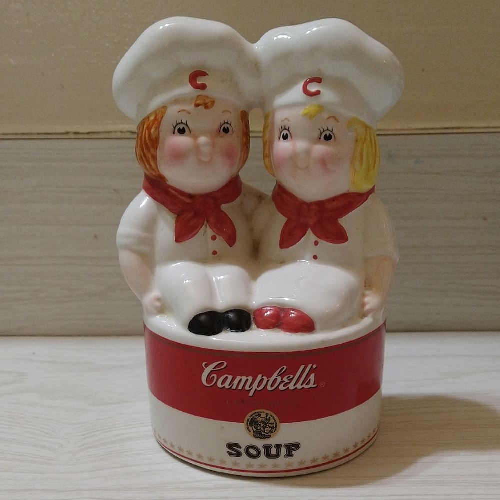 Vintage 1998 Campbell's Soup Kid's Kitchen Sponge Holder